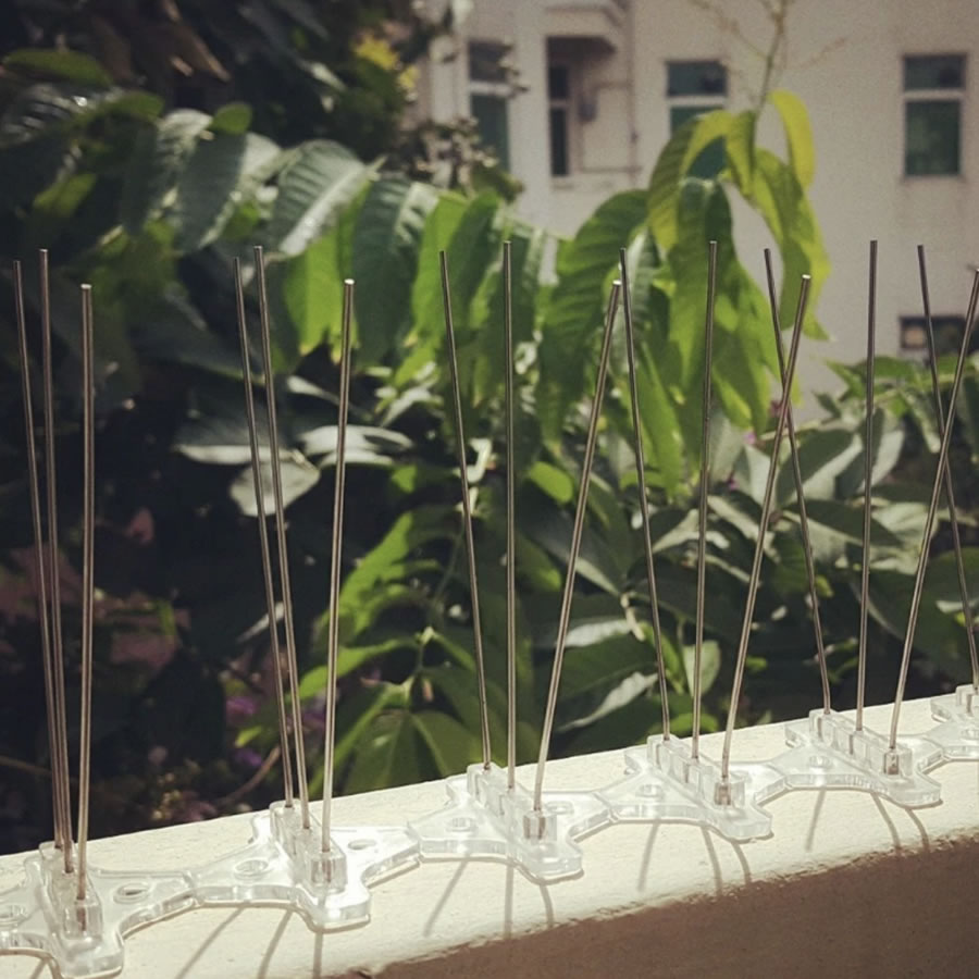 Fence Spikes | Pest Spike Strips For Fences | Fence Repellant Spikes (per 20" strip): image 3
