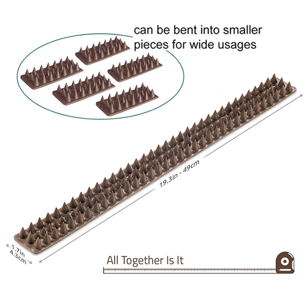 Squirrel Spikes | Squirrel Spike Strip | Squirrel Deterrent Spikes (per 20" strip): image 8